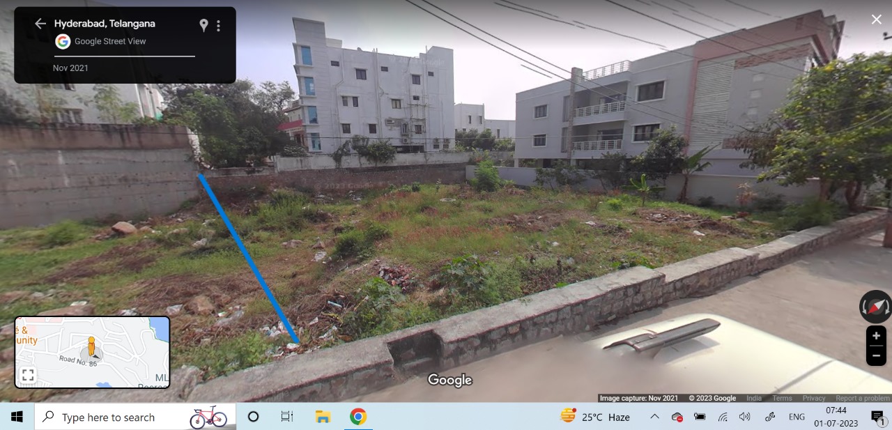 Open Plot for sale in Tri